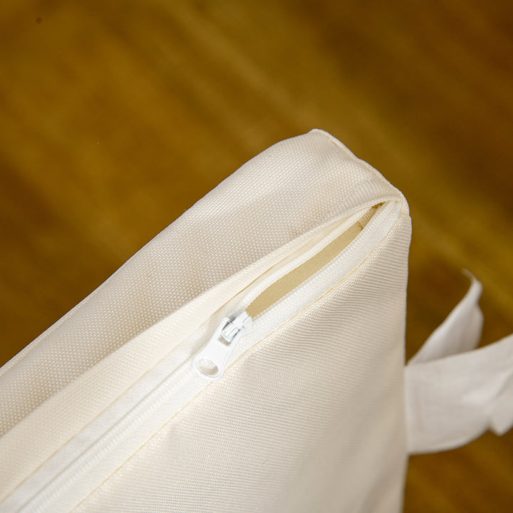 Hundebur, vaskbar pude, hundebur, 2 låse, 90 cm x 58 cm x 65 cm, natur + sort + hvid