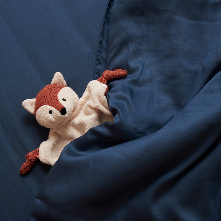 Børn - TENCEL™ Satin Dynebetræk Mørkeblå