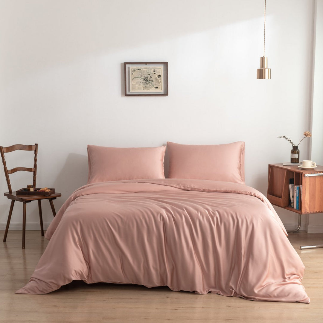 Pink bambus dynebetræk Premium - 400TC Tanboocel - 100% bambus - Cuddle Pink
