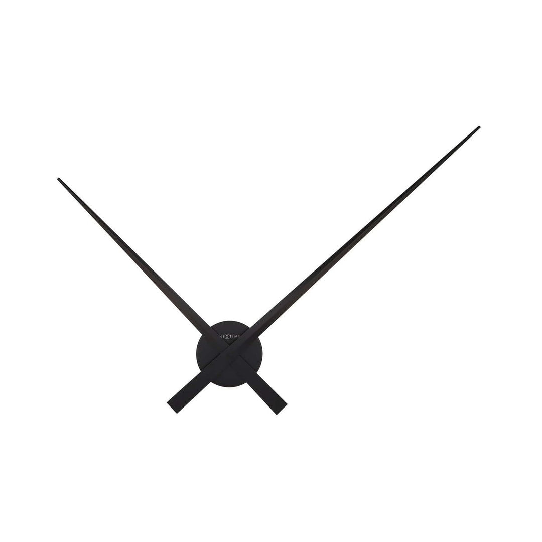 Stort vægur 85cm-Aluminium-NeXtime 'Hands'
