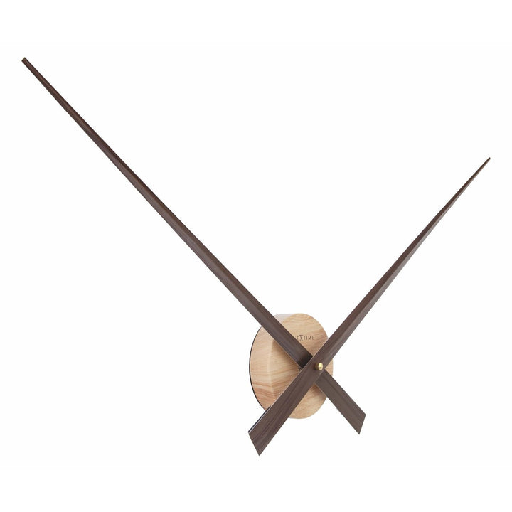 Stort vægur 85cm-Aluminium-NeXtime 'Hands'