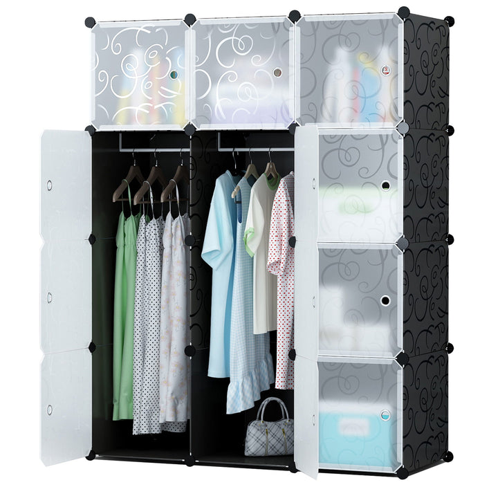 12x modulær garderobe