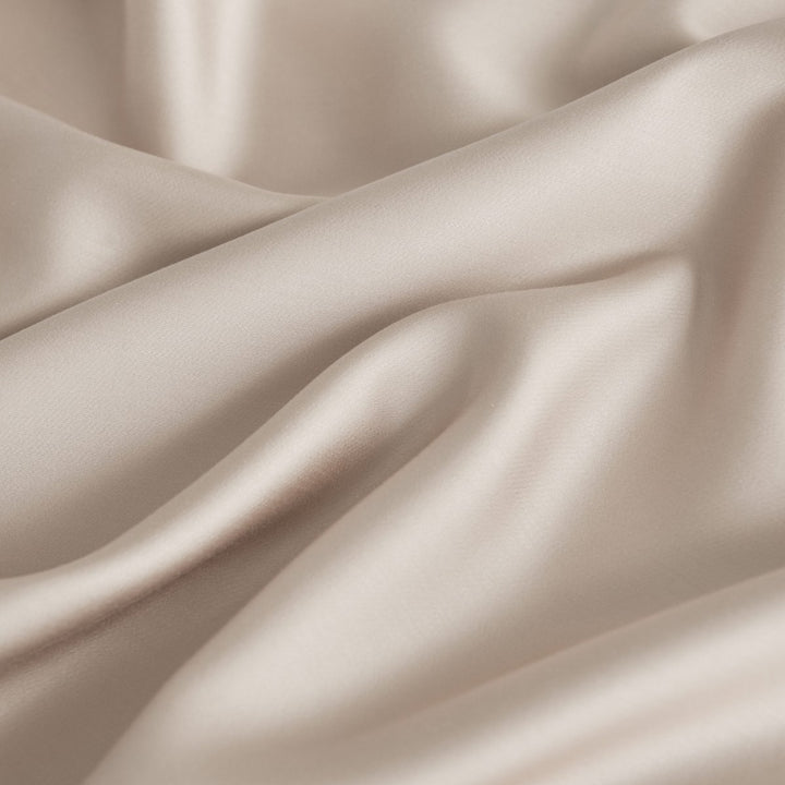 Beige Bambus Sengesæt 1-person - 400TC Tanboocel - Blød Taupe