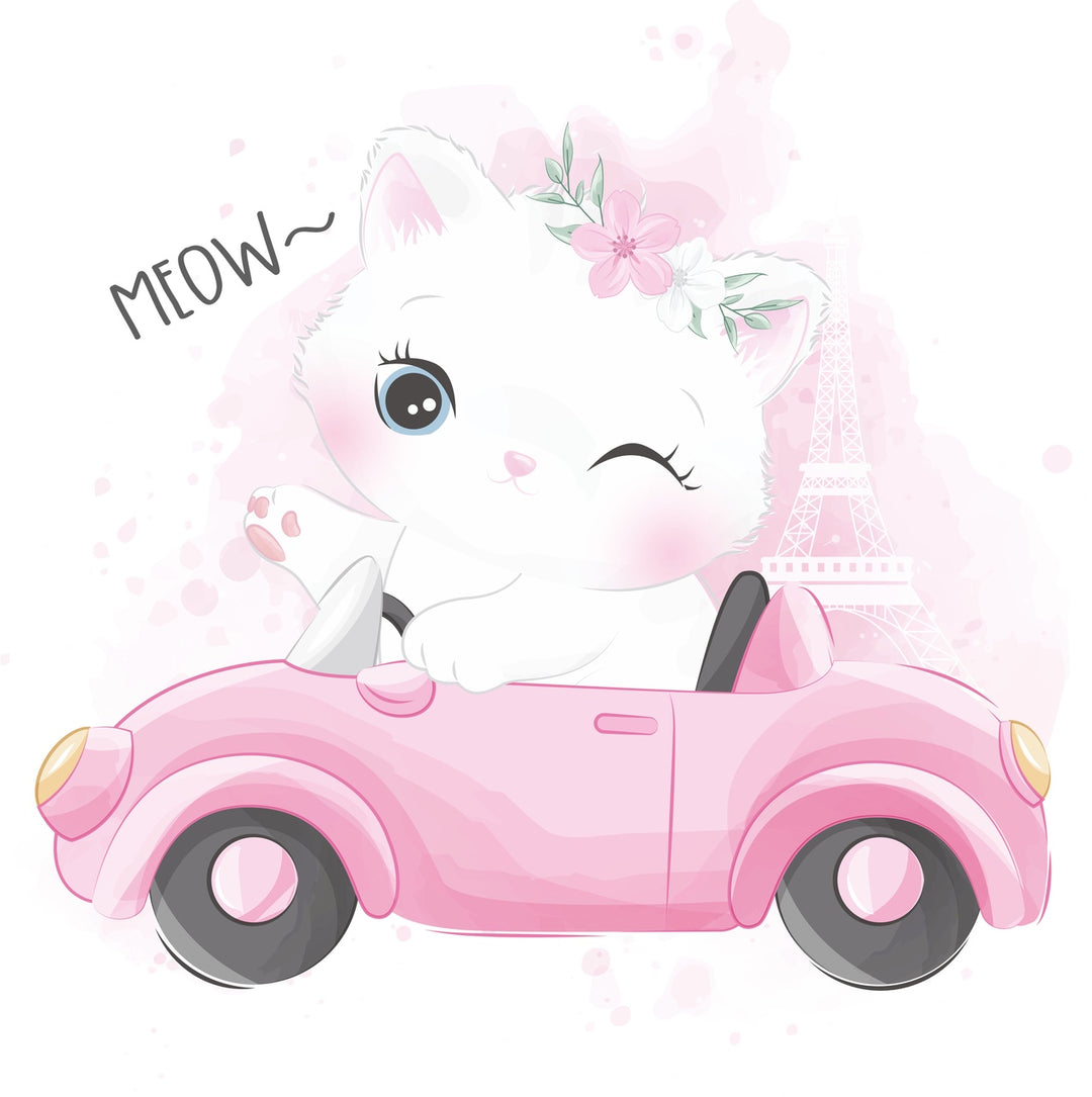 FALA børneseng 160x80 med gelænder - Kat