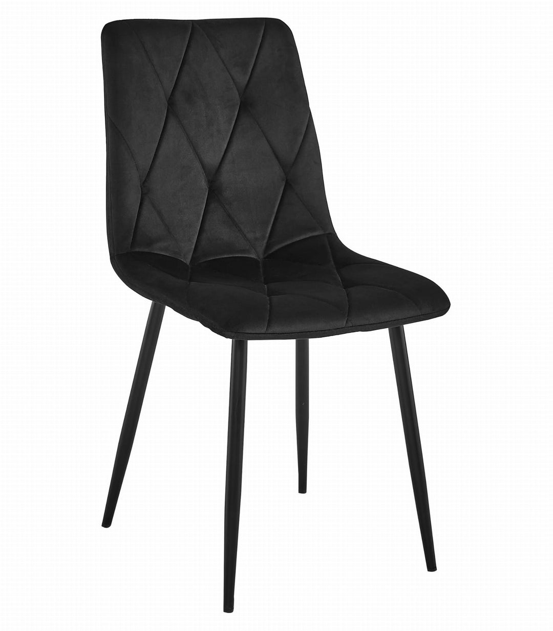 Sæt med NP bord 120x80cm Craft Black + 4 LIBRA sorte stole