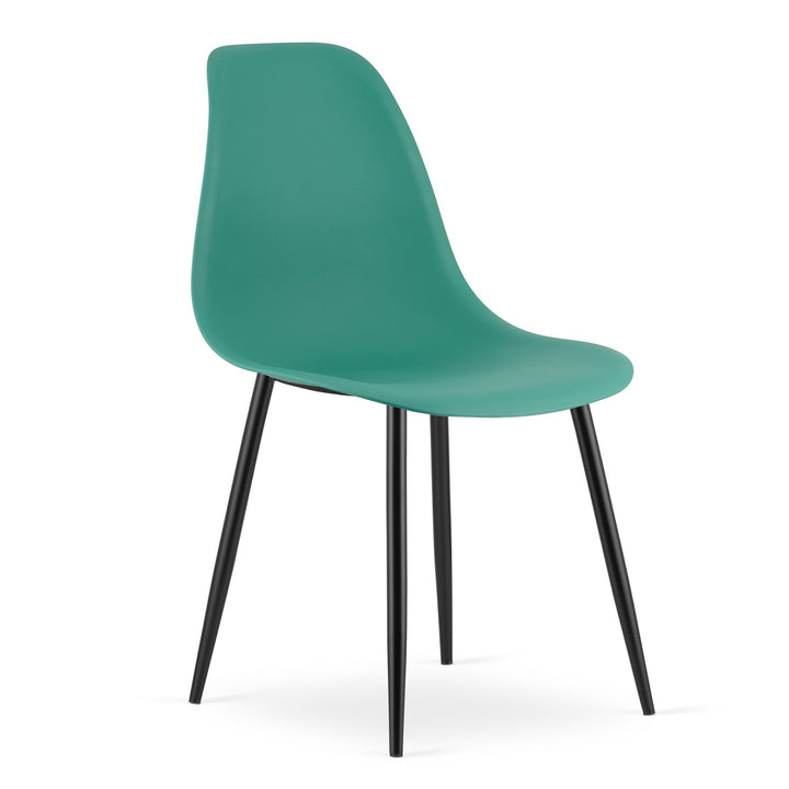 Moderne skrivebordsstol – WAT | grøn | skandinavisk design, 2 styks