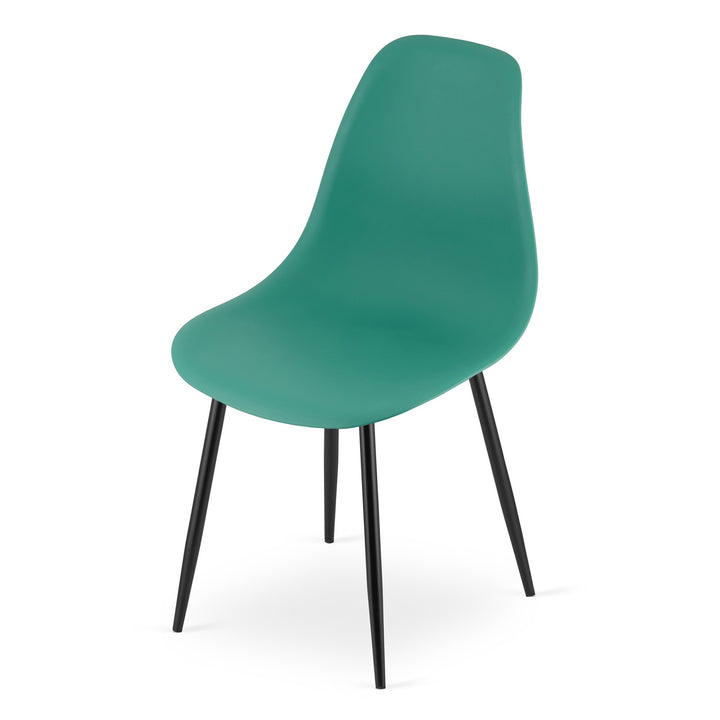 Moderne skrivebordsstol – WAT | grøn | skandinavisk design, 2 styks