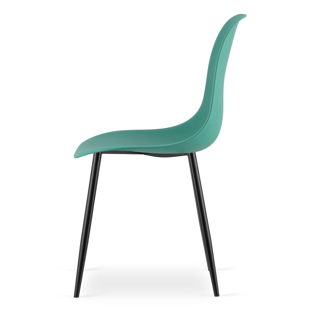 Moderne skrivebordsstol – WAT | grøn | skandinavisk design, 2 styks