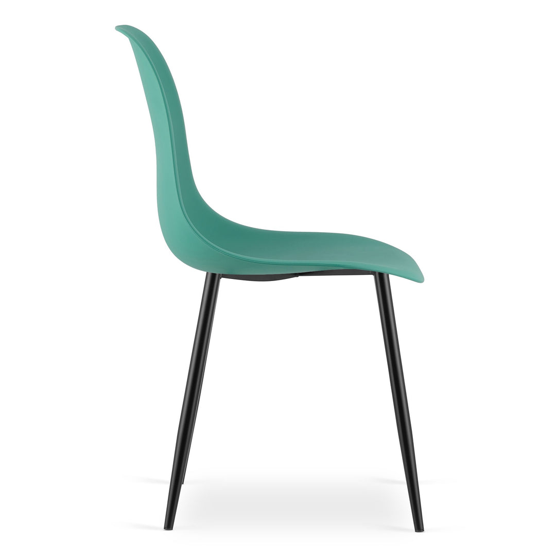 Moderne skrivebordsstol – WAT | grøn | skandinavisk design, 2 styks