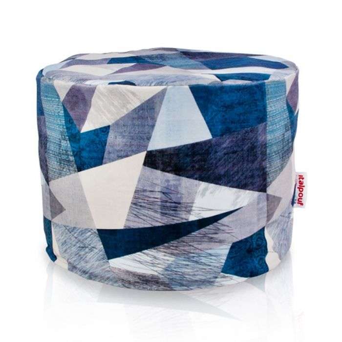 Round Cylinder Pouffe - Outdoor Pro Waterproof