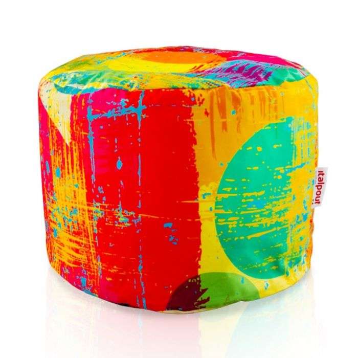Round Cylinder Pouffe - Outdoor Pro Waterproof