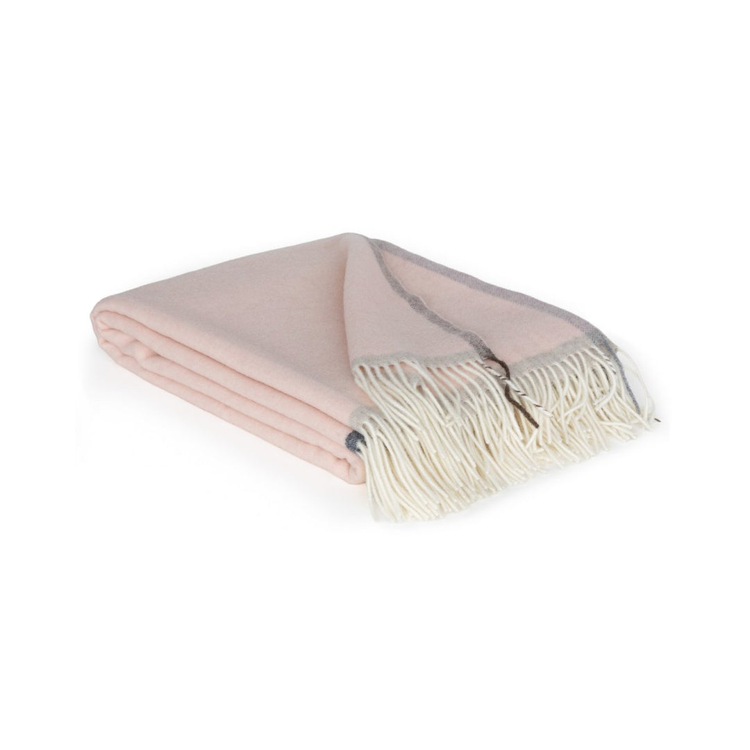 Merino/cashmere uldtæppe Milan Rosa Orlo