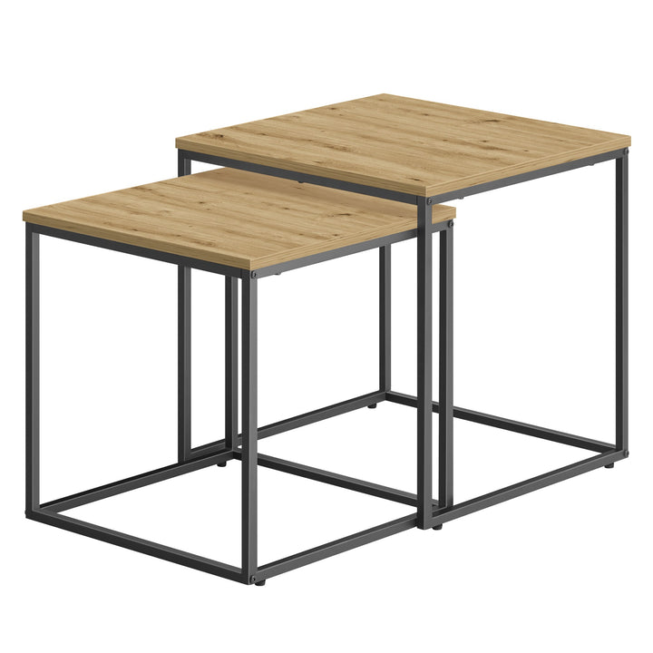 Sofaborde – sæt med 2 stk. | ARTISAN OAK / sort