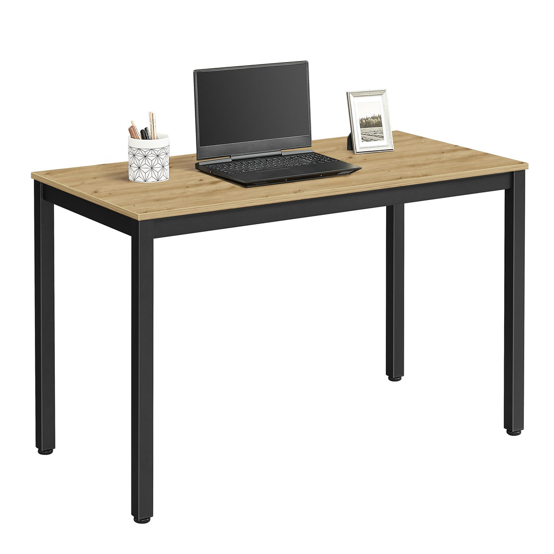 Spisebord / skrivebord 120 x 60 cm – TESSA ARTISAN med sorte ben