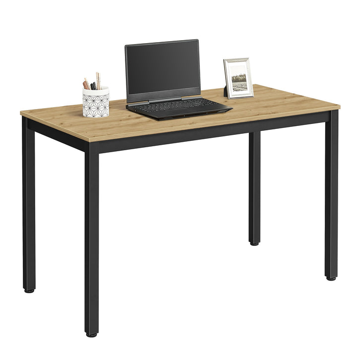 Spisebord / skrivebord 120 x 60 cm – TESSA ARTISAN med sorte ben
