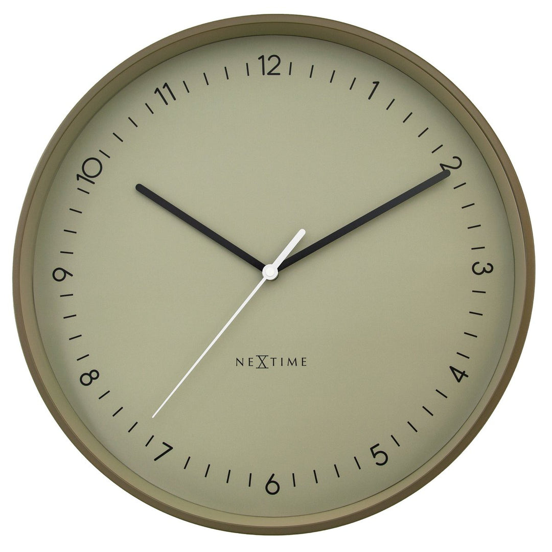 Vægur 40 cm-Silent-Metal-NeXtime 'Berlin L'
