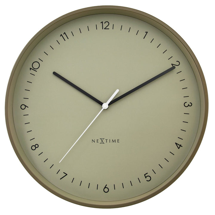 Vægur 40 cm-Silent-Metal-NeXtime 'Berlin L'