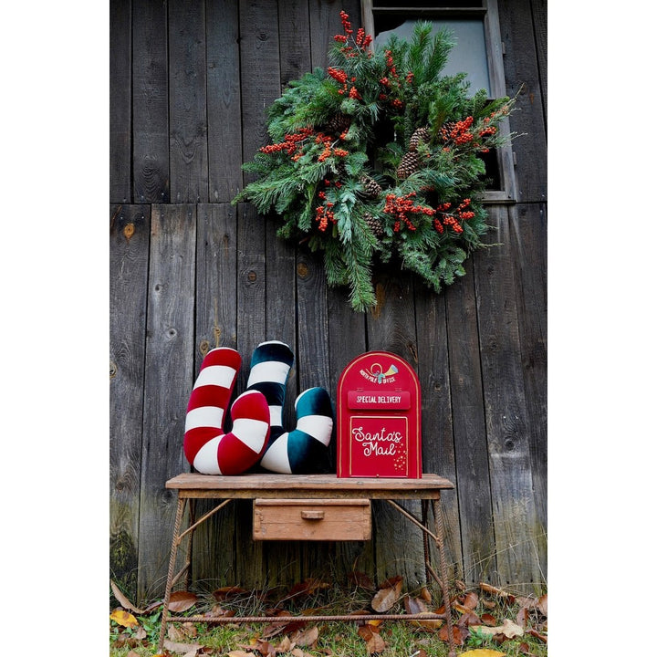 "Red Lollipop" julepatchworkpude, bedste gave til ferie