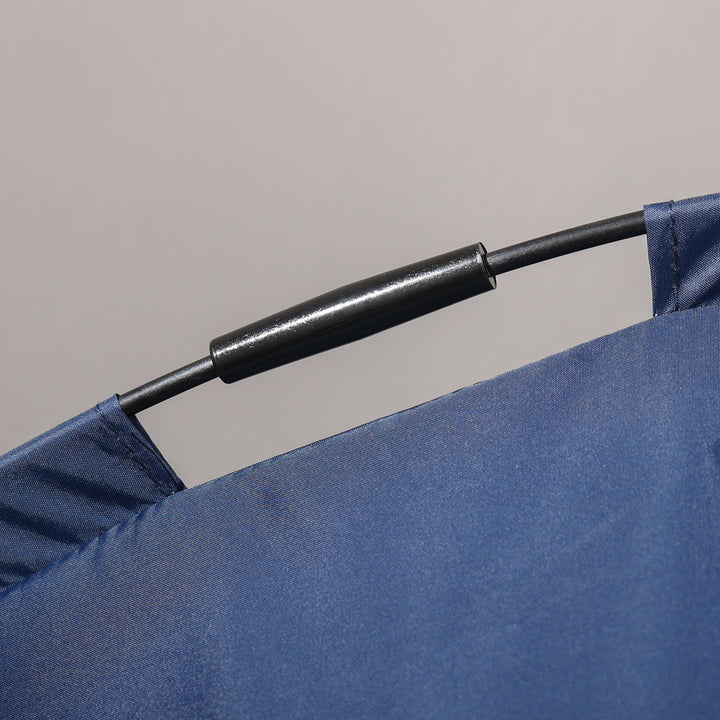 Kæledyrsseng med baldakin, hundeseng, sammenklappelig, vejrbestandig, blå