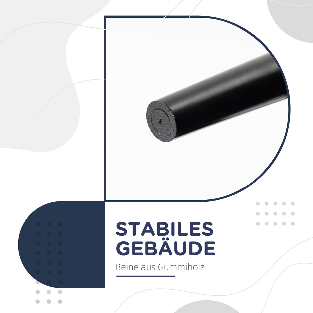 Polstret bænk til soveværelse og entré, bæreevne op til 130 kg, 102 x 36 x 51 cm, blå