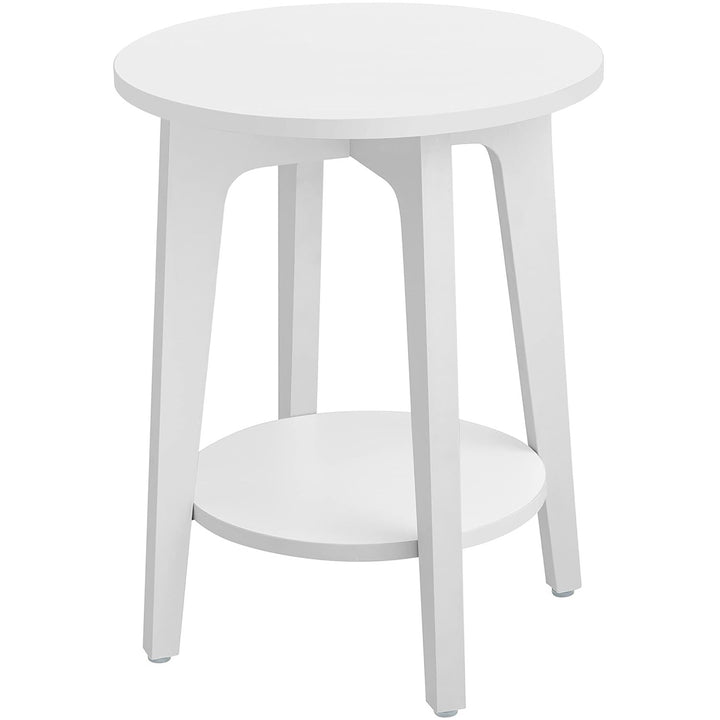 Stilfuldt og funktionelt sidebord med hvid finish