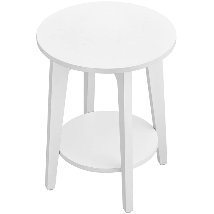 Stilfuldt og funktionelt sidebord med hvid finish
