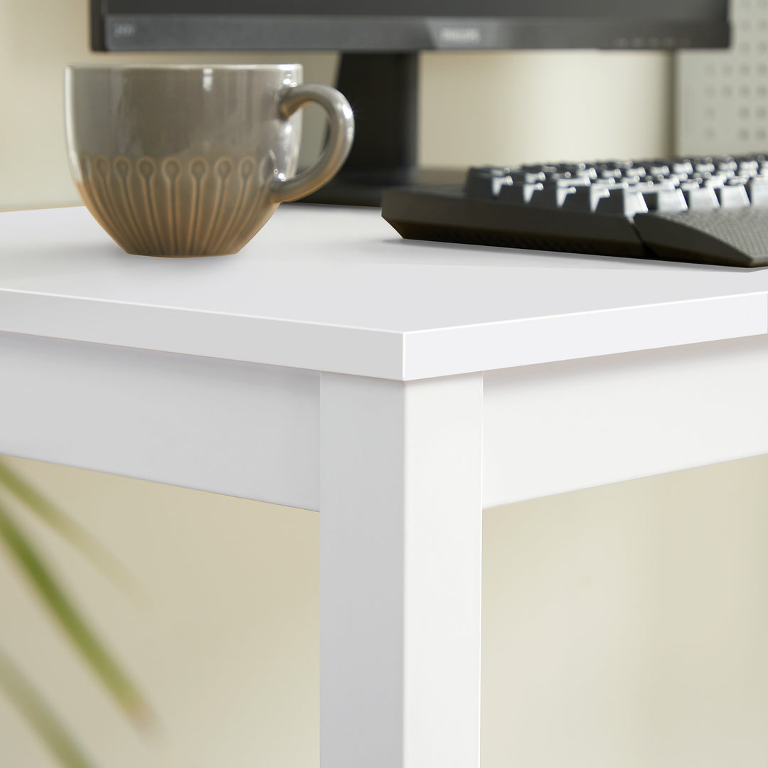Skrivebord / spisebord 120 x 60 cm – UNO hvid (minimalistisk design)