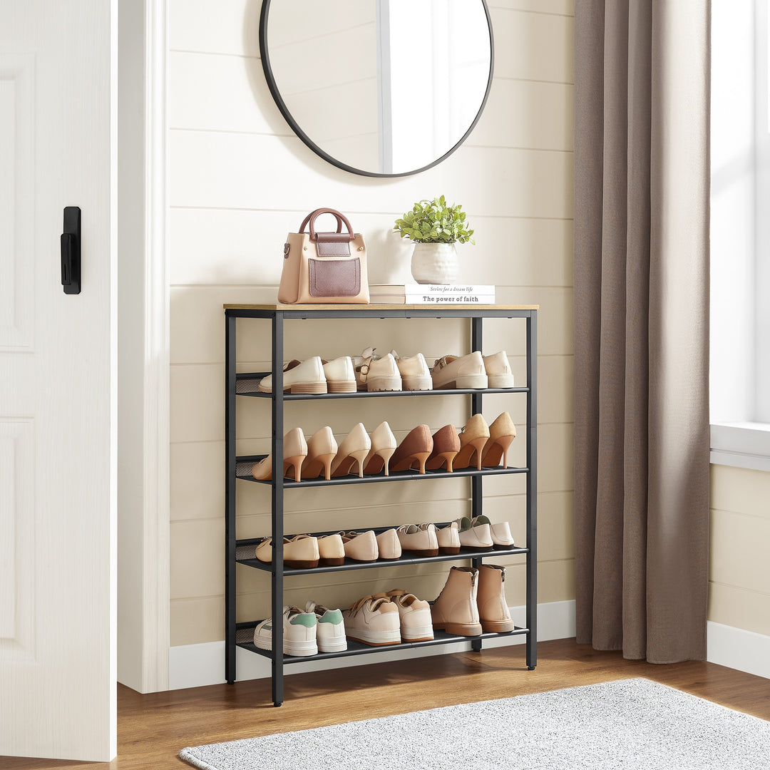 Skoskab – ARTISAN OAK / sort i moderne design