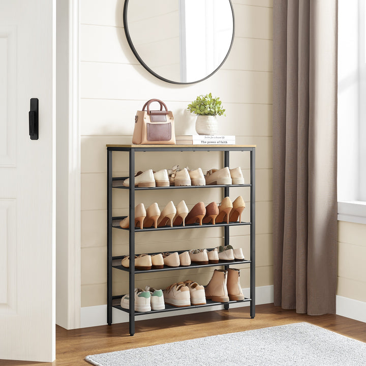 Skoskab – ARTISAN OAK / sort i moderne design