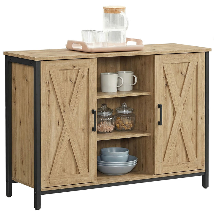 Industriel kommode – ARTISAN OAK / sort