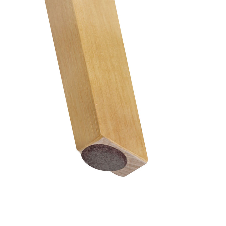 Sæt med 2 retro spisestuestole LIMA sort, polstret stol i skandinavisk stil med ryglæn, køkkenstol betrukket med kunstlæder