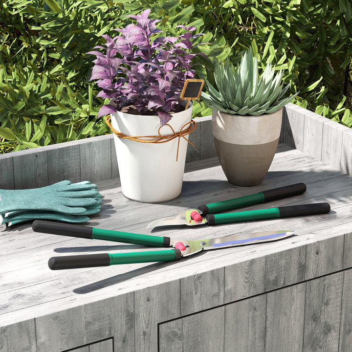 Havesakssæt 2-delt klingelængde 40 cm beskæresaks med non-stick belagte metalklinger