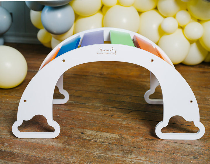 The Sway Rainbow, hvid med regnbuedesign