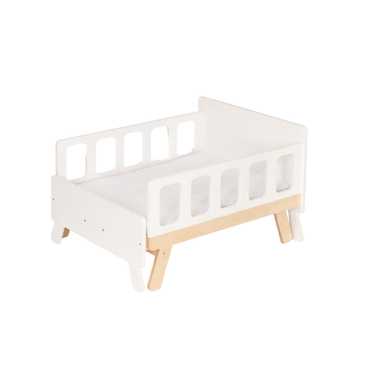 Smart børneseng der vokser med, hvid