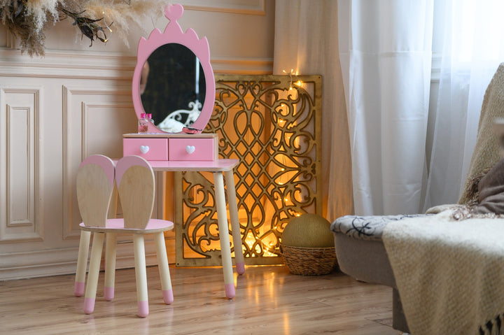 Sminkebord til barn, pink