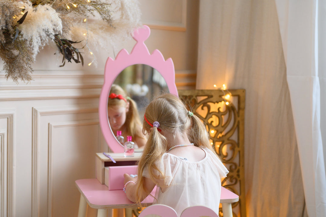 Sminkebord til barn, pink