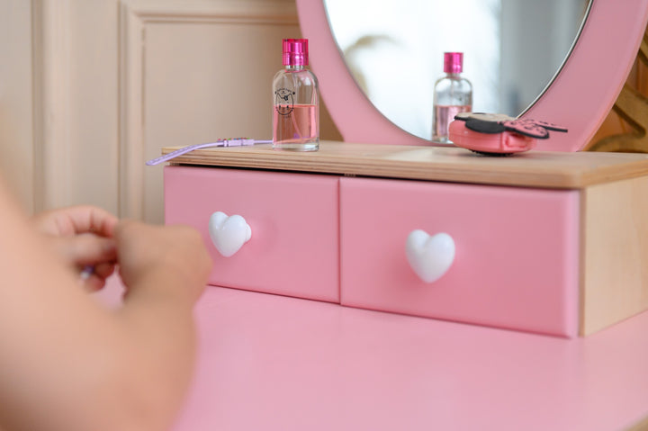 Sminkebord til barn, pink