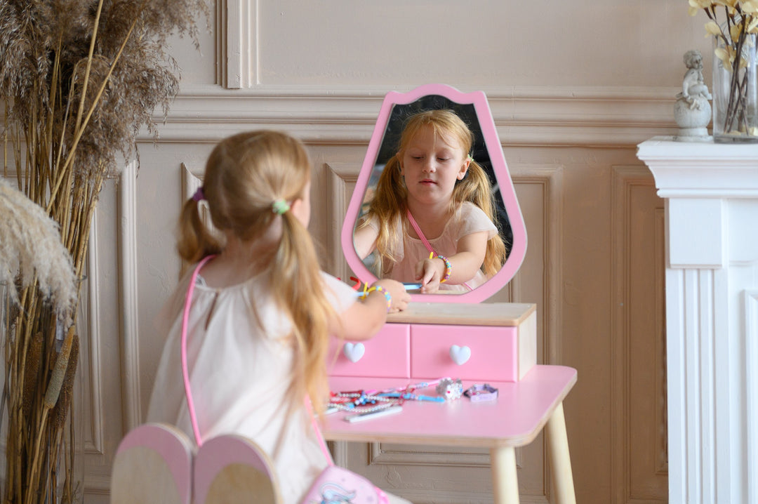 Sminkebord til barn, pink
