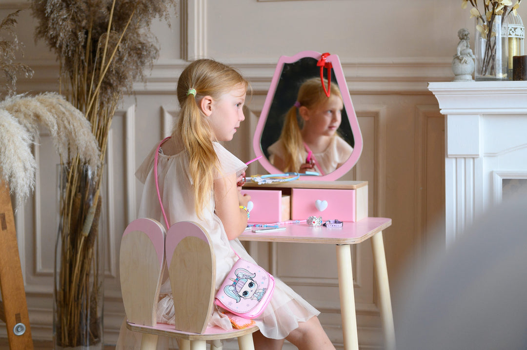 Sminkebord til barn, pink