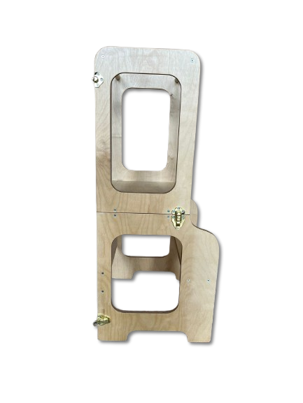 Creative Tower læringstårn, lakeret træ, naturfarvet