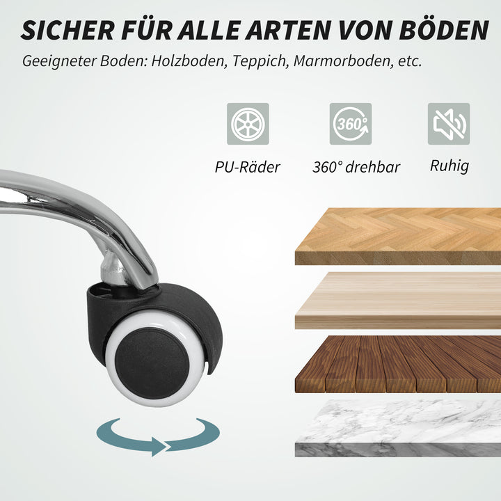 Massagestol, kontorstol med massagefunktion, inklusive fodstøtte, højdejusterbar, 64 cm x 70 cm x 118 cm, sort