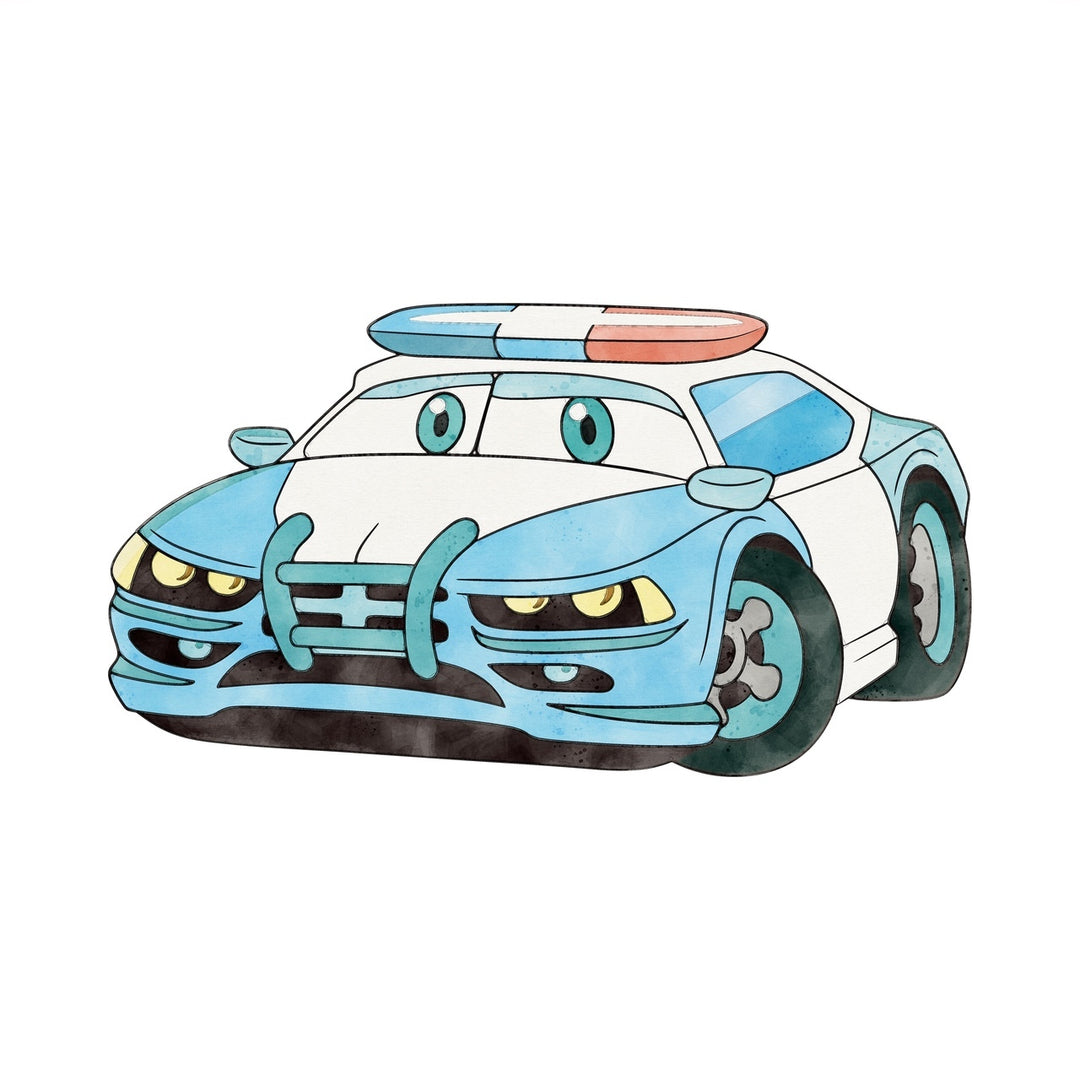 Børneseng Luk 140x70 med skuffe - Police