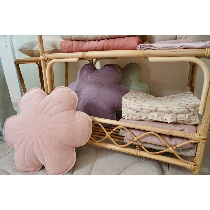 Hørpude "Lys pink lilje"