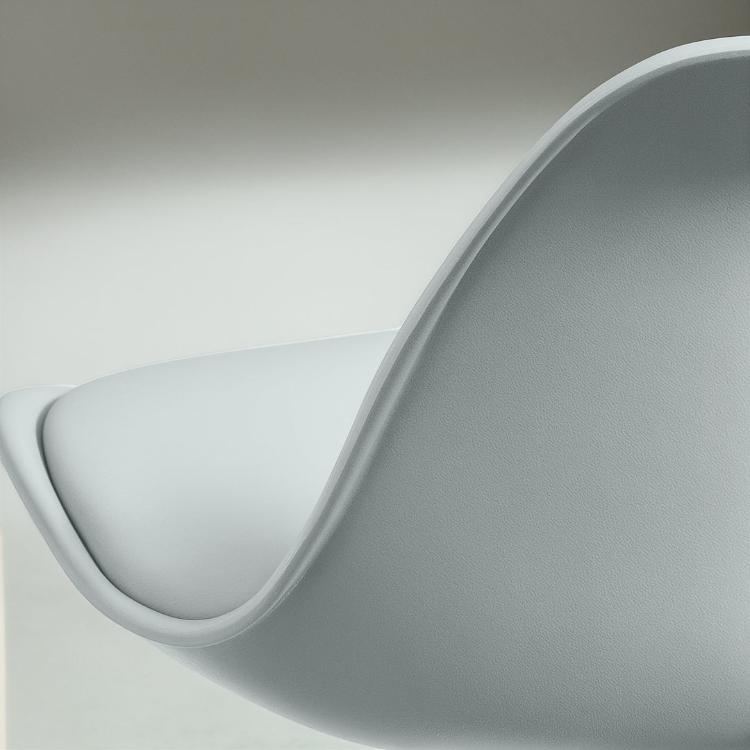 Sæt med 2 barstole, drejelige barstole med ryglæn, højdejusterbar, belastningskapacitet op til 120 kg, 42 x 38 x 82-104 cm, grå