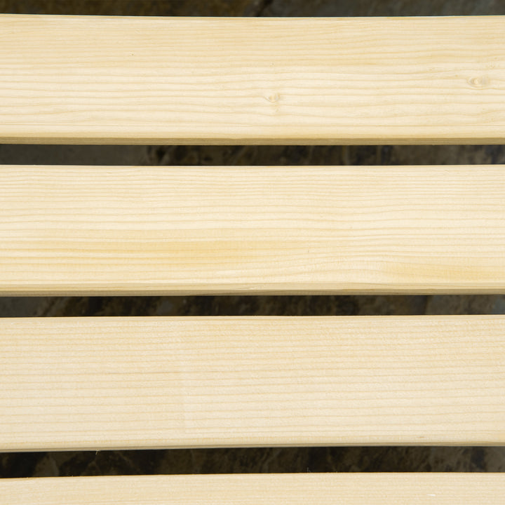 Adirondack stol, foldbar adirondack stol i træ. udendørs havestol med fodstøtte. høj ryg og armlæn. balkonstol. havestol til haven, altanen 78 x 140 x 94 cm. naturlig.