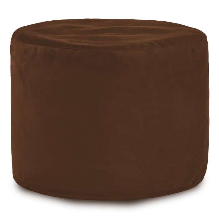 Round Cylinder Pouffe - Soft Velvet