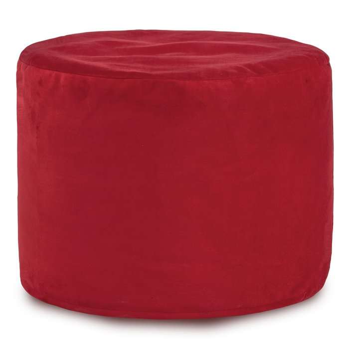 Round Cylinder Pouffe - Soft Velvet