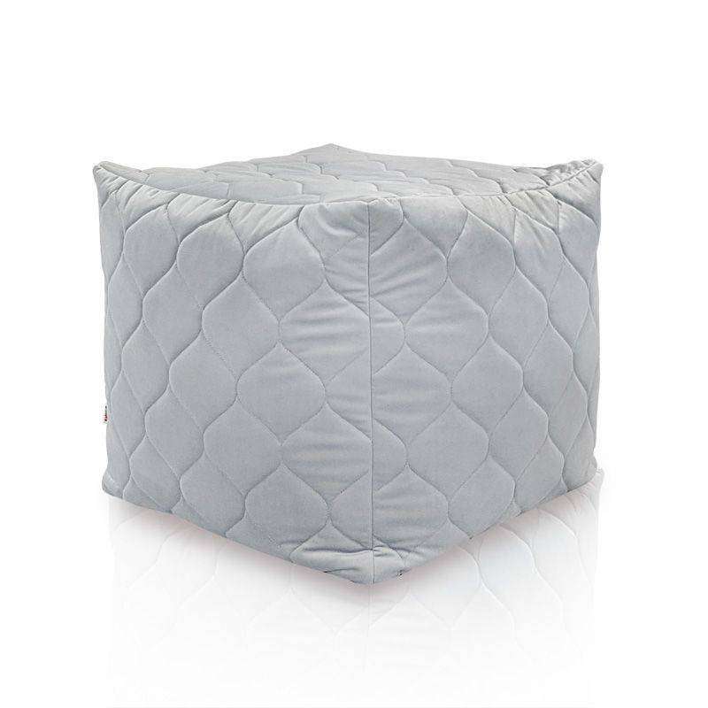 Square Cube Ottoman - Soft Velvet