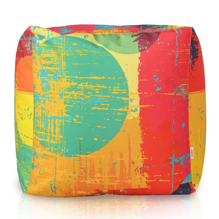 Square Cube Ottoman - Outdoor Pro Waterproof