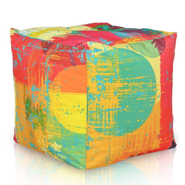 Square Cube Ottoman - Outdoor Pro Waterproof